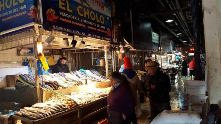 Mercado Central Santiago City Centropuerto