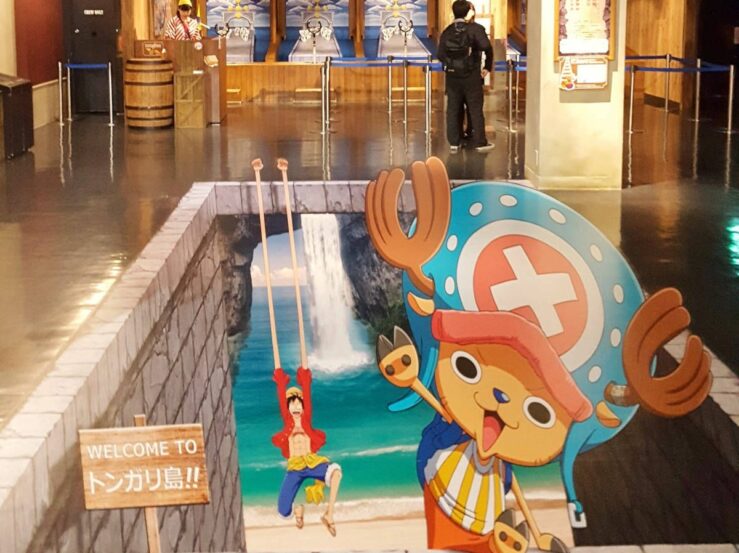 An attraction at Tokyo One Piece Tower, where visitors could immerse themselves in