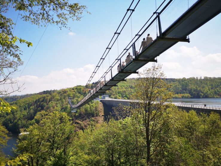 Titan RT suspension bridge between the Harz Mountains