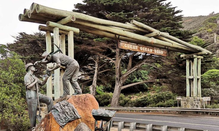 Great Ocean Road in Australia - memorial