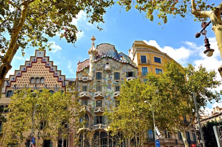 La Sagrada Familia, Casa Mila Casa Batllo - Gaudi in Barcelona