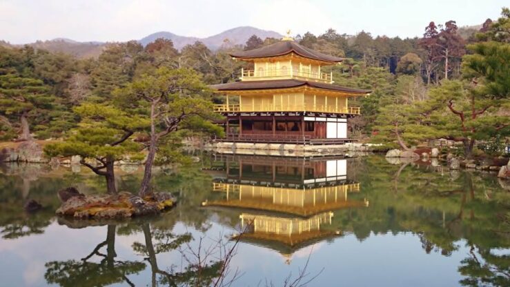 Kinkakuji Temple The Golden Pavilion in Kyoto