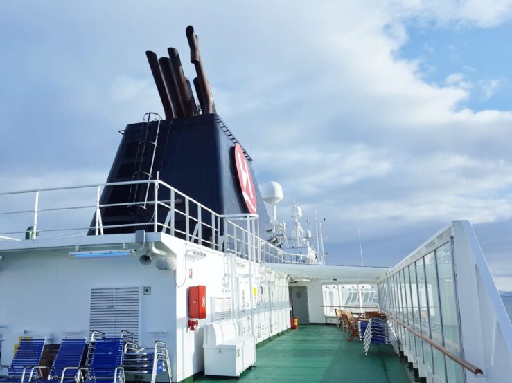 MS Nordnorge Crosses the Arctic Circle Norway