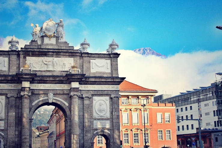 Cultural Heritage of Innsbruck, Austria - Triumphal Arc