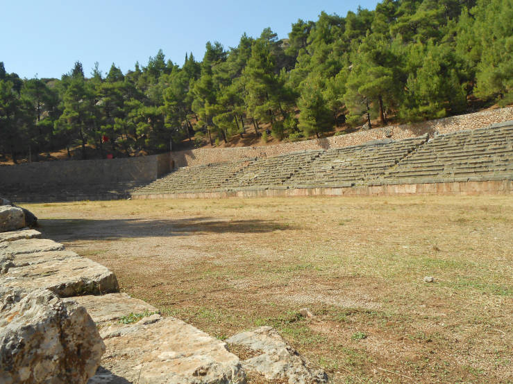 Oracle of Delphi Greece gymnasium stadium