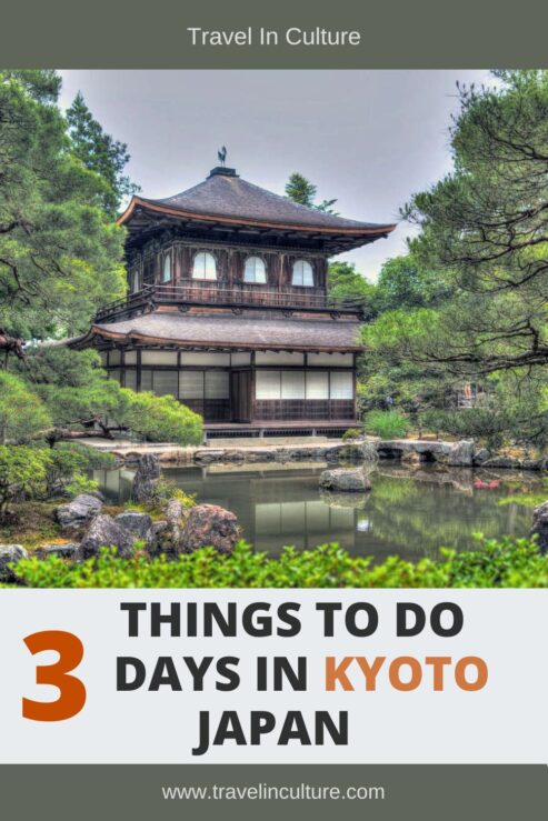 Tokyo to Kyoto by Train 3-day Itinerary Kyoto