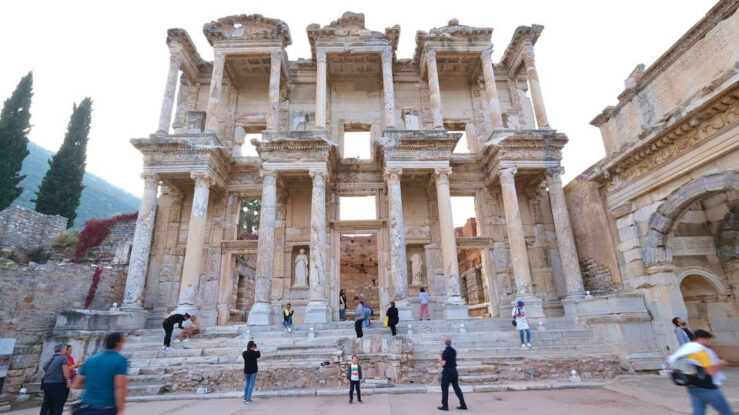 Ephesus Turkey Ancient City Library Celsus Ruins