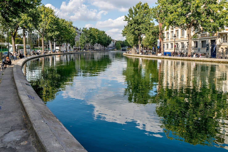 Canal Saint Martin in Paris