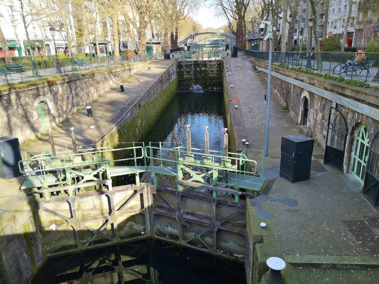 Canal St Martin in Paris