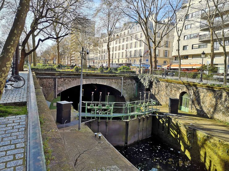 Canal Saint Martin in Paris