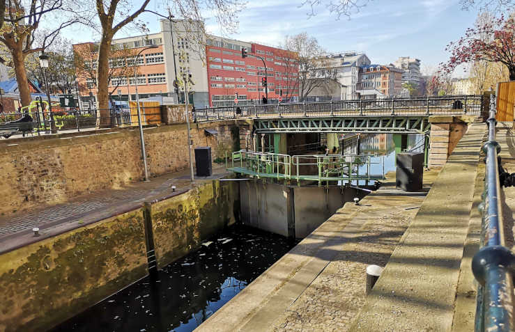 Canal Saint Martin in Paris