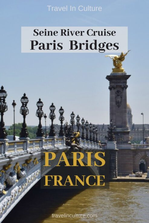 Paris bridges on a Seine River Cruise
