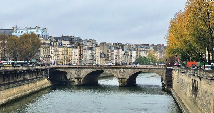 Seine River cruise - Paris bridges - Pont Saint-Michel