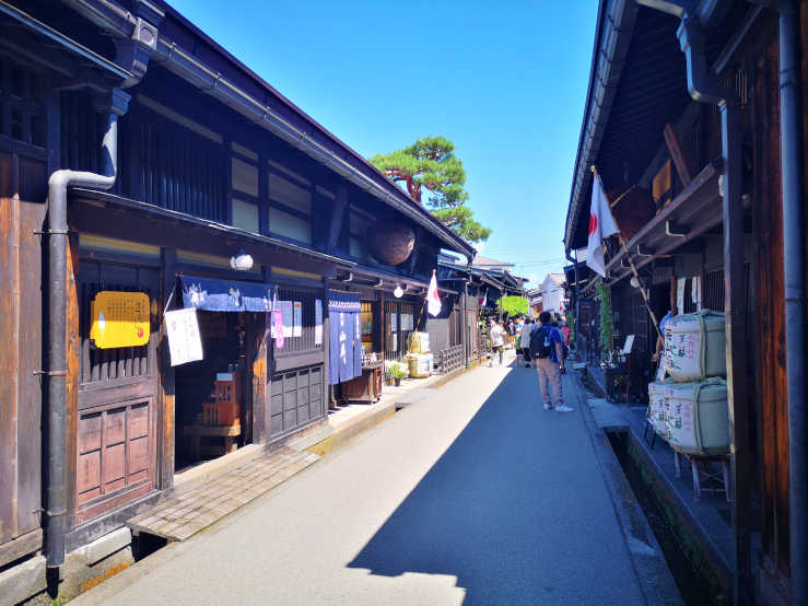 Takayama old town in Hida Takayama