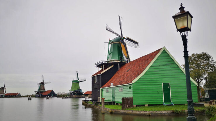 Zaanse Schans Windmills Zaandam Netherlands