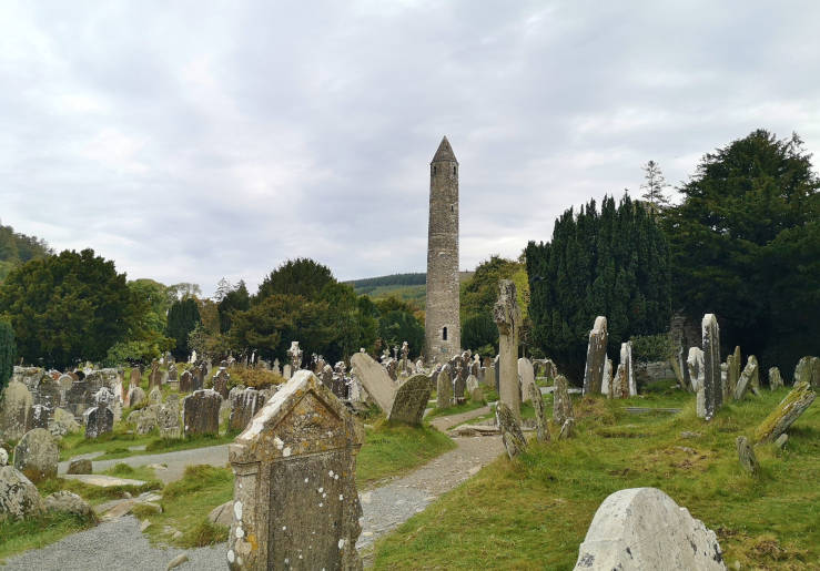 The Round Tower Celtic cemetery