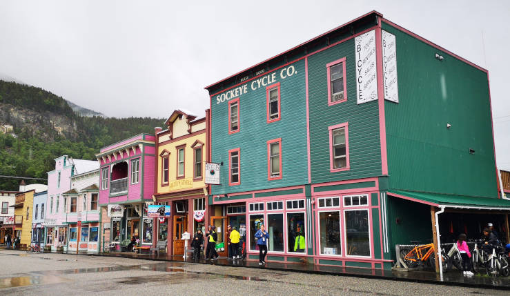 Skagway train tour White Pass Yukon Route Railway