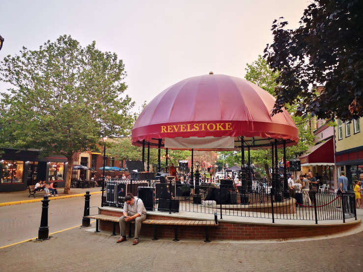 Revelstoke BC orchestra bandshell
