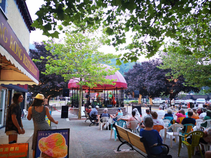Revelstoke BC Grizzly Plaza festival