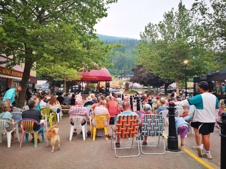 Revelstoke BC Grizzly Plaza festival