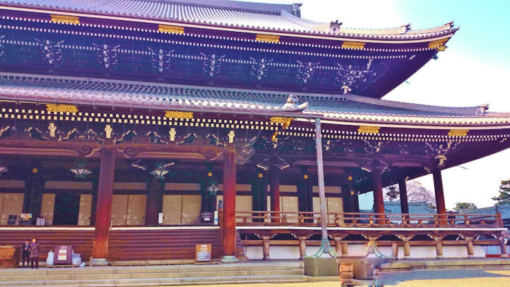 Higashi Honganji Buddhist temple