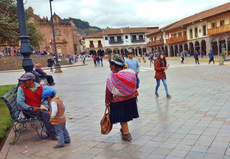 Andean woman - visit Incas Peru