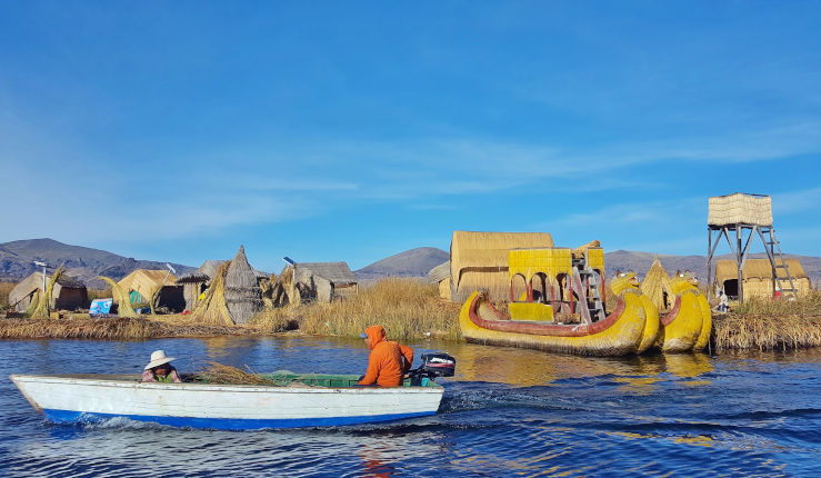 Lake Titicaca Floating Islands Uros People