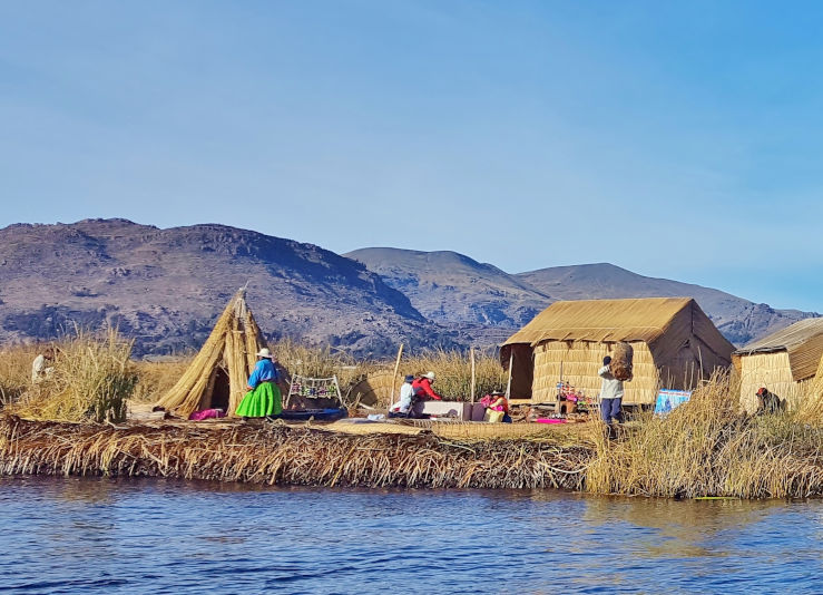 Uros floating islands