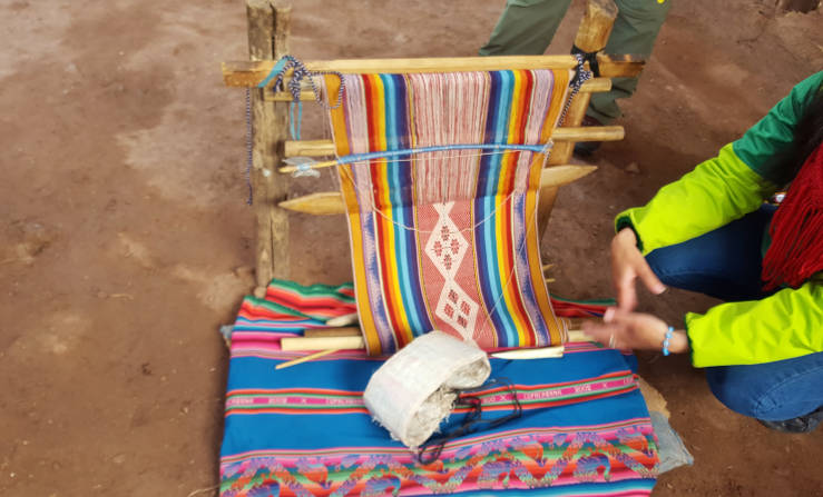 Traditional Peruvian weaving