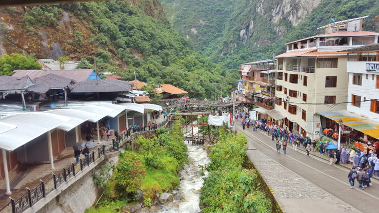 Aguas Calientes bus trip Machu Picchu