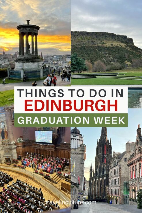 Things to do in Edinburgh graduation week attractions