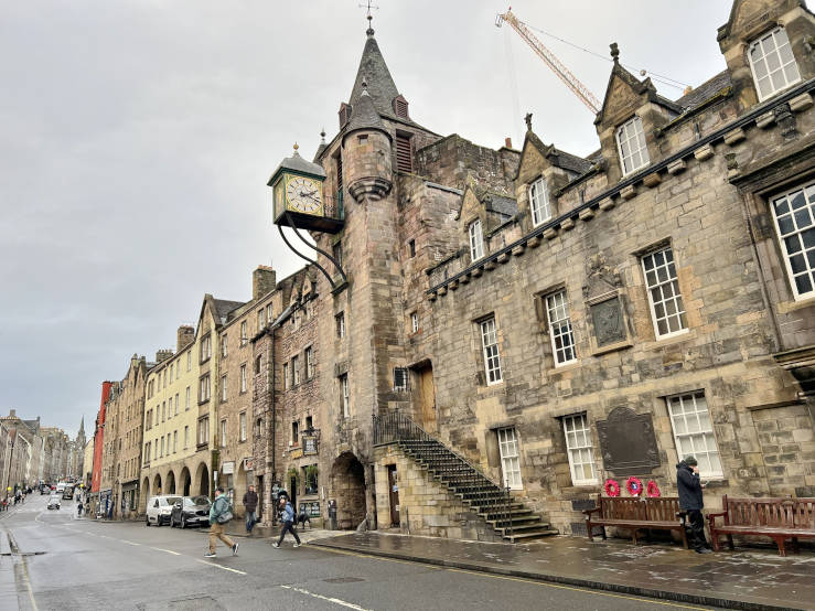 Royal Mile Canongate Tolbooth clock