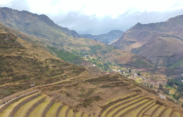Pisac Inca ruins Peru