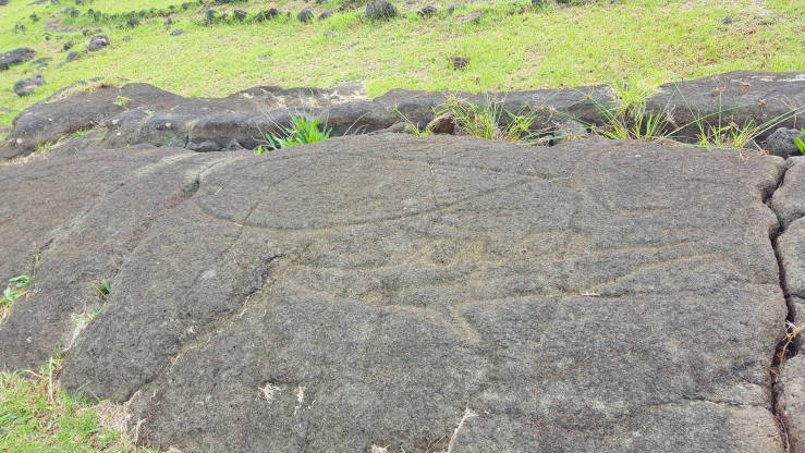 Petroglyphs Papa Vaka.