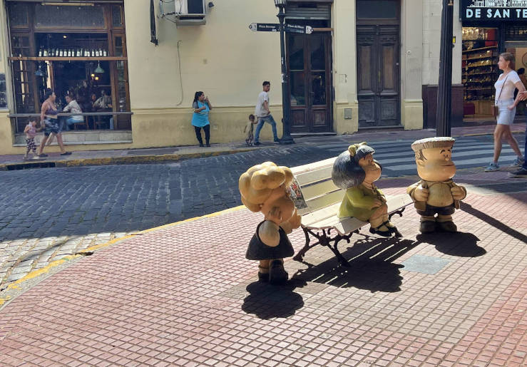 Mafalda in San Telmo