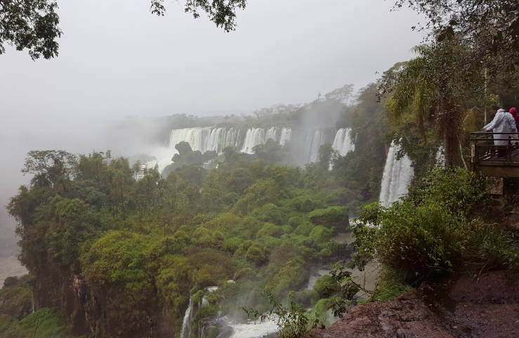 View from the Upper Circuit overlooking Iguazú National Park