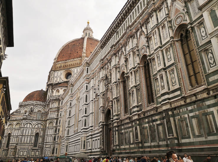 Florence Cathedral (Duomo) and Brunelleschi's dome in Florence, Tuscany, Italy