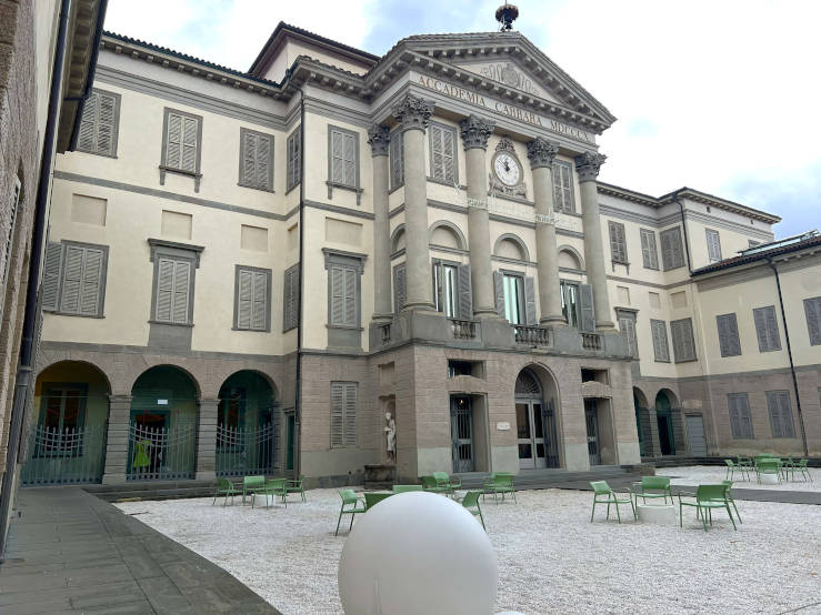Accademia Carrara art museum in Bergamo