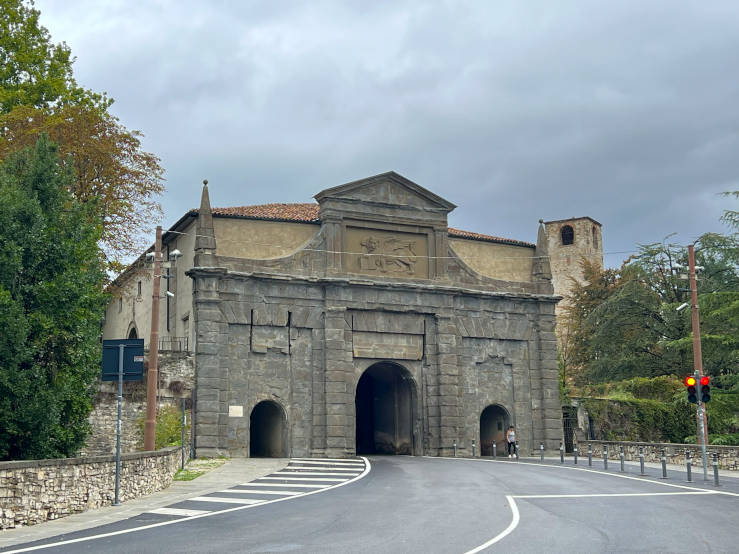 Porta Sant'Agostino in the Venetian Walls of Bergamo